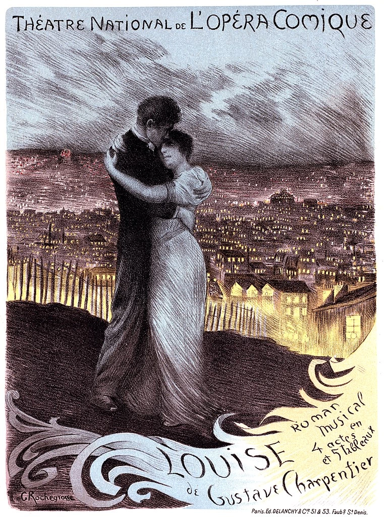 Manifesto per Louise di Gustave Charpentier